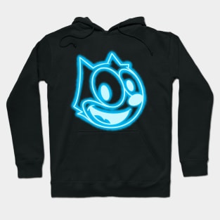 Felix head neon Hoodie